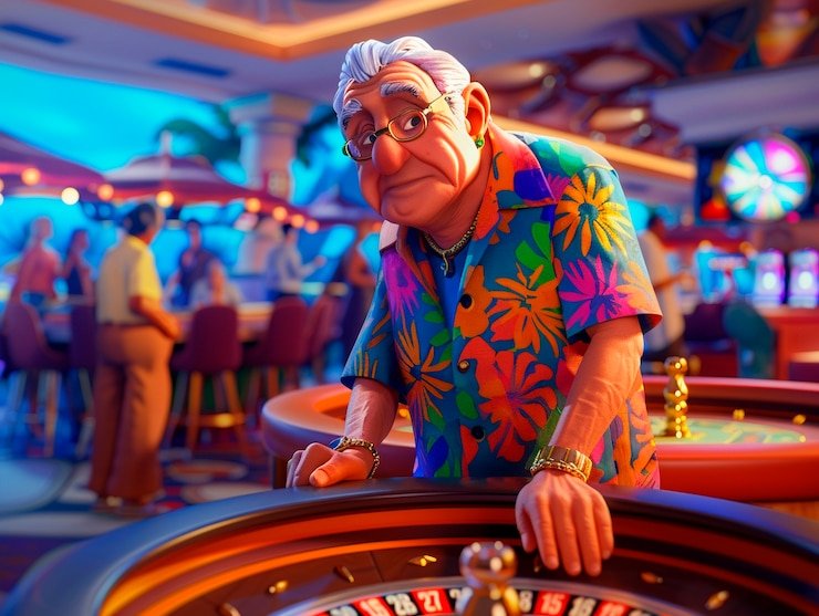 Tampilan permainan Phoenix Rises dengan simbol phoenix dan fitur bonus